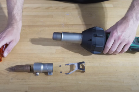 Cómo convertir una pistola de aire caliente en un soldador